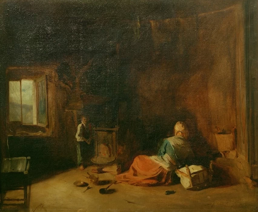 Interno rurale - Musée des beaux, arts et d'archéologie de Besançon